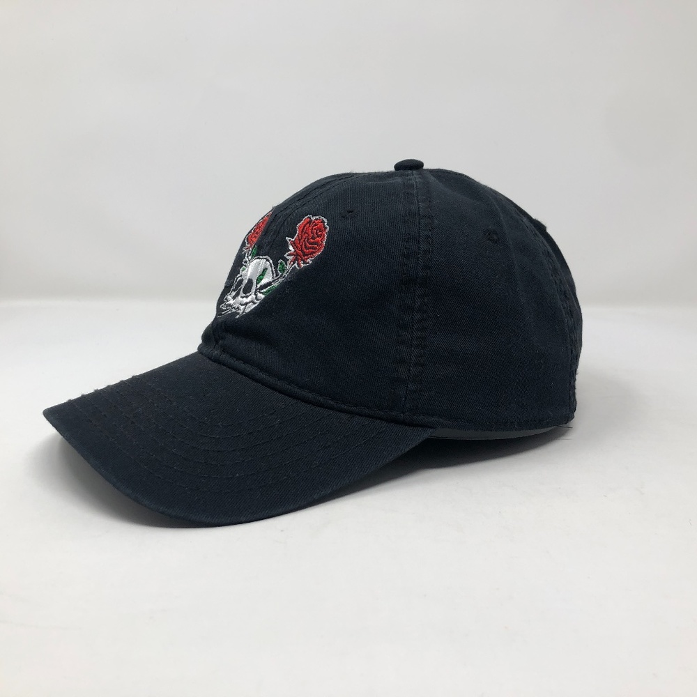 Skulls And Roses Slouch Hat Dad Hat - Picture 3 of 5